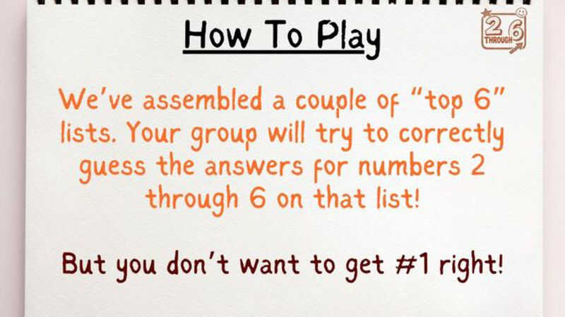 2 Through 6: Fall Edition